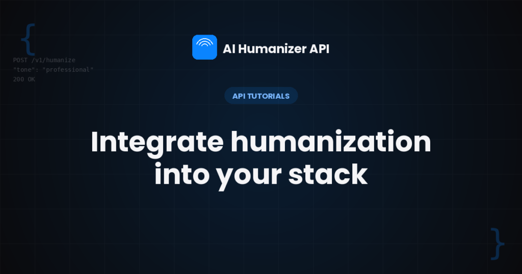 How to Integrate AI Humanization into Your CMS