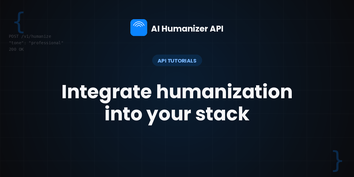 Rate Limits, Error Handling, and Best Practices for the Humanizer API